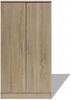 vidaXL Schuhschrank mit 7 Fächern Eiche-Optik, 55 x 35 x 108 cm (B x T x H) Bild 3