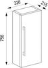 VCM Badmöbel Midischrank Badinos 914885 Weiß H. 75 x B. 33 x T. 22 cm Bild 3