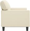 vidaXL 2-Sitzer-Sofa Creme 120 cm Kunstleder 359413 Bild 4