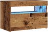 vidaXL TV-Schrank mit LED-Leuchten Altholz-Optik 60x35x40 cm 856309 Bild 5