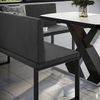 Esszimmer-Eckbank Ravon Anthrazit 150 x 150 cm Vicco Bild 4