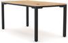 ASSMANN Höhenverstellbarer Schreibtisch Piacetta 180x80cm Eiche Natura Schwarz Metall Holz Bild 3