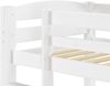 Erst-Holz Etagenbett Kiefer weiß 90x200 Bild 5