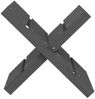 vidaXL Kaminholzhalter Grau 47x39,5x48 cm Massivholz Kiefer 822449 Bild 5