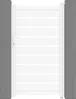 Vente-unique - PRIMO Side gate Metall Weiß - B 4,6 cm x H 178 cm x L 100 cm Bild 3