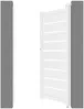 Vente-unique - PRIMO Side gate Metall Weiß - B 4,6 cm x H 178 cm x L 100 cm Bild 4