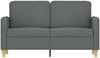 vidaXL 2-Sitzer-Sofa Dunkelgrau 120 cm Stoff 359471 Bild 3