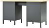 vidaXL Arbeitstisch Schwarz 160 x 60 x 85 cm Stahl 145347 Bild 4