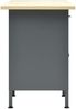 vidaXL Arbeitstisch Schwarz 160 x 60 x 85 cm Stahl 145347 Bild 5
