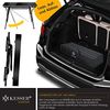 KESSER® Campingtisch faltbar Klapptisch mit Aluminiumrahmen Aufrollbare Tischplatte Falttisch klappbar höhenverstellbar inkl. Tragetasche mit Trageband & Netztasche Schwarz Bild 5