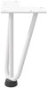 vidaXL Haarnadelbeine für Couchtisch 4 Stk. Weiß 20 cm Massivstahl 4012433 Bild 5