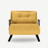 1-Sitzer-Schlafsofa, 'Sando ', 78 x 78 x 67, Senf Bild 2