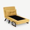 1-Sitzer-Schlafsofa, 'Sando ', 78 x 78 x 67, Senf Bild 3