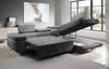 AX LIVING Couch L Form Kanya Grau 275cm mit Bettfunktion & Stauraum R Bild 3