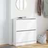 vidaXL Schuhschrank Weiß 80x21x87,5 cm Holzwerkstoff 839917 Bild 3
