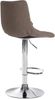 CLP Barhocker Jerry Stoff höhenverstellbar und 360 drehbar,taupe chrom Bild 5