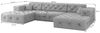 Wohnlandschaft Sofa U-Form CHANTAL in Stoff Moly Grün Bild 2