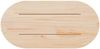 vidaXL Tischplatte 70x35x2,5 cm Massivholz Kiefer Oval 824345 Bild 4