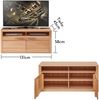 TV-Schrank >Nature One< 2 Türen, 2 Fächer, FSC, in Kernbuche teilmassiv - 131x58x45cm (B/H/T) Bild 3