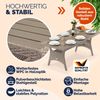 CASARIA® Polyrattan Gartentisch WPC 190x90x75cm creme Bild 5
