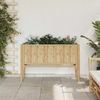 vidaXL Hochbeet Braun 110 x 35 x 70 cm Bambus 4106591 Bild 4
