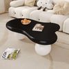 Couchtisch aus MDF mit LED-Farbwechsel, 95x62,5x32 cm, Schwarz/Weiß Bild 3