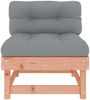 vidaXL Mittelsofa mit Kissen Massivholz Douglasie 825434 Bild 3