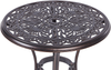 Beliani 'ANDALO' Gartentisch, Metall braun, 68x68x70 cm Bild 5