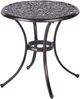 Beliani 'ANDALO' Gartentisch, Metall braun, 68x68x70 cm Bild 1