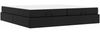 vidaXL Bettgestell mit Matratze mit Matratze 2 pcs Schwarz PVC 3399441 Bild 5