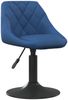 vidaXL Barhocker Blau Samt, Drehbar [335320] Bild 2