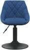 vidaXL Barhocker Blau Samt, Drehbar [335320] Bild 3
