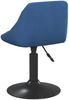 vidaXL Barhocker Blau Samt, Drehbar [335320] Bild 5