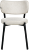 Esszimmerstuhl 2er Set BRONTE Stoff Hellbeige Bild 5