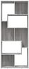 vidaXL Bücherregal Grau Sonoma 67x24x161 cm Holzwerkstoff 815502 Bild 3
