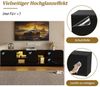 MODFU Lowboard Hochglanz MDF (Fernsehtisch, Wohnzimmermöbel, TV-Ständer, 1 St, mit LED-Beleuchtung), passend für 65" Fernseher Bild 4
