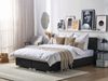Boxspringbett 'Admiral' Polsterbezug, 180x200 cm, Schwarz Bild 3