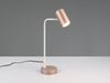 Schreibtischlampe MARLEY Metall Coffee / Weiß, Spot schwenkbar, Höhe 45cm Bild 3