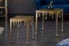 riess-ambiente Couchtisch LIQUID LINE L 46cm gold, Wohnzimmer · Metall · eckig · Tropfen-Design · Modern Bild 3