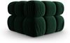 Micadoni symmetrisches Eckmodul Bellis Samt Bluvel Flaschengrün Bild 4