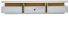 TV-Schrank 200x40x42 cm, weiß, mit 3 Schubladen und Marmor-Optik Bild 5