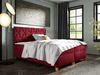 Boxspringbett 'Irossu' rot 180x200 cm Bild 2