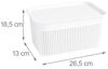 Relaxdays Aufbewahrungsbox mit Deckel 6er Set Bild 4