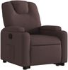 vidaXL Relaxsessel mit Aufstehhilfe Dunkelbraun Stoff 3204373 Bild 4