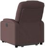 vidaXL Relaxsessel mit Aufstehhilfe Dunkelbraun Stoff 3204373 Bild 5