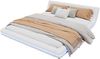160*200cm Flachbett, Bodenbett, PU, LED-Umgebungslicht, weiß Bild 5