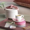 Villeroy & Boch Rose Garden Espressotasse mit Untertasse 70 ml Rosa 6er Set Bild 3