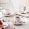 Villeroy & Boch Rose Garden Espressotasse mit Untertasse 70 ml Rosa 6er Set Bild 2