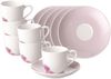 Villeroy & Boch Rose Garden Espressotasse mit Untertasse 70 ml Rosa 6er Set Bild 1