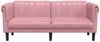 vidaXL Sofa 2-Sitzer Rosa Samt 372578 Bild 4